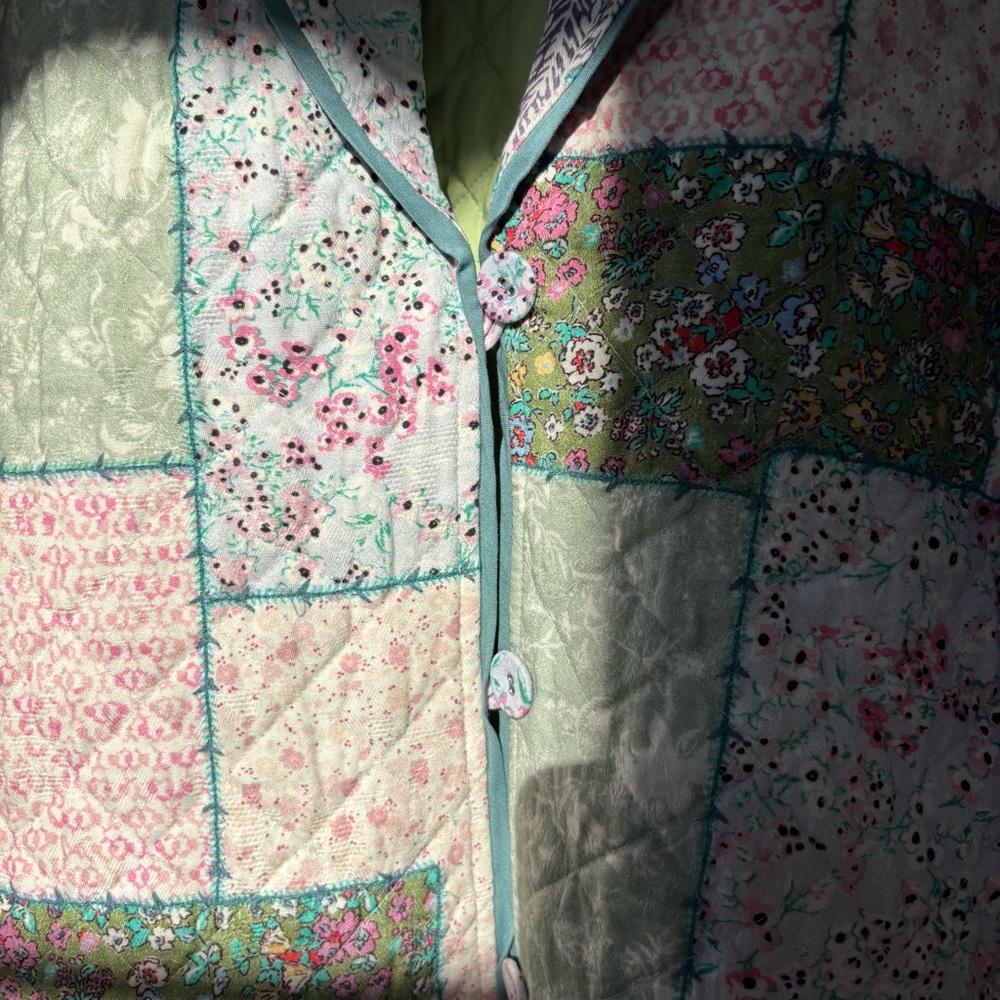 NWT Patchwork Quilted Jacket - Picture 2 of 5